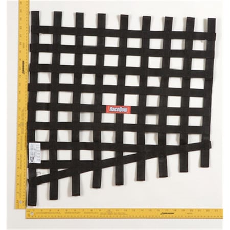 Racequip 729005 18 x 23 in. SFI Black Ribbon Net RQP-729005